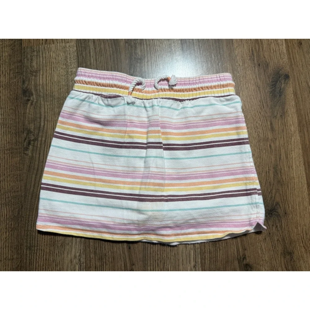 OshKosh B'gosh Skirt Girls 10 Multi-Color Striped Casual Pull-On Excellent